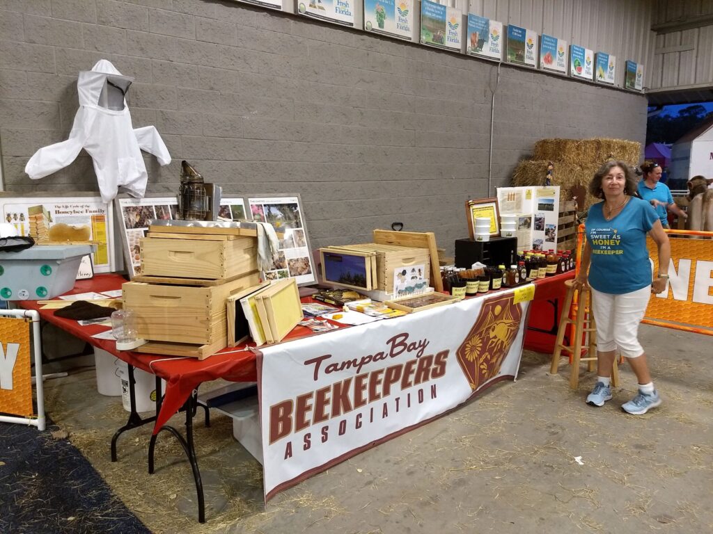 Tampa Bay Beekeepers' educational booth