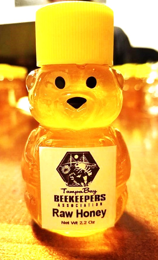 Little plastic bear with TBBA honey